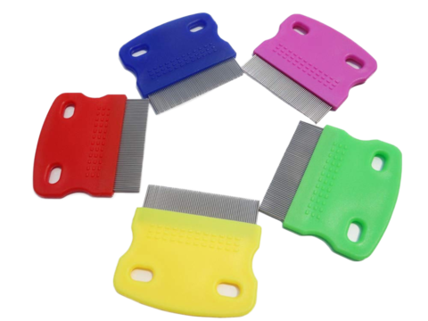 Professional Stainless Steel Dog Flea & Lice Comb – Fine Tooth Pet Grooming Comb for Dogs and Cats