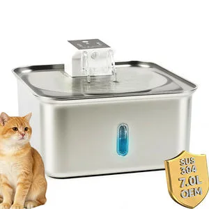 Smart Pet Water Fountain 3L WiFi App Control LED Indicator Filter Cat Dog Drinker
