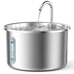 2.5L Automatic Cat Water Fountain Ultra-Quiet USB Pump with Triple Filtration