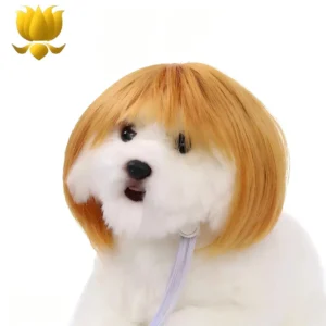 Funny Pet Dog Wig for Dogs – Creative Pet Costume Accessory for Parties, Festivals, Photoshoots, and Social Media Content