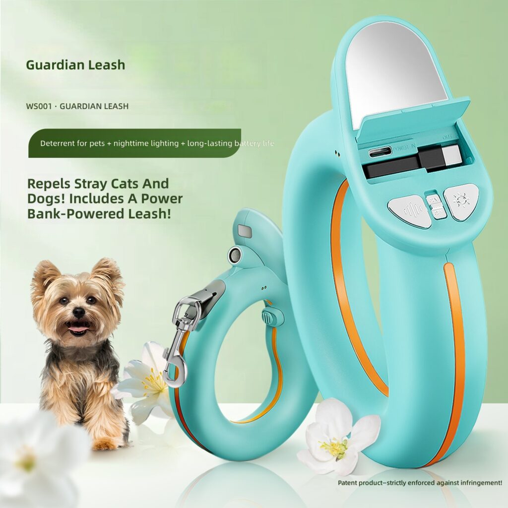 Professional Multifunctional Pet Trainer with Mirror Safety System, Ultrasonic & Vibration Correction, Dual USB Charging