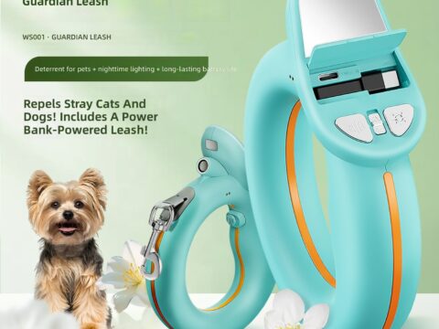 Professional Multifunctional Pet Trainer with Mirror Safety System, Ultrasonic & Vibration Correction, Dual USB Charging