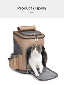 Premium Detachable Portable Pet Carrier Backpack with Spinner Wheels