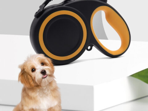 Automatic Retractable Nylon Pet Leash – 3m & 5m Reflective Dog Walking Leash with Ergonomic Handle