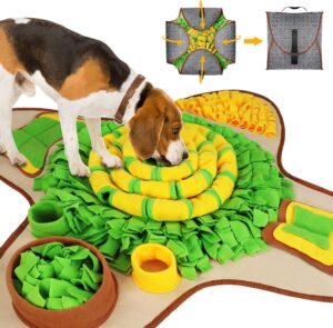Snuffle Mat for Dogs Large Breed – Interactive Puzzle Dog Food Mat for Slow Feeding & Mental Enrichment