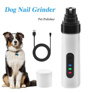 Professional Dog Nail Grinder Upgraded – 2-Speed Electric Rechargeable Pet Nail Trimmer for Safe & Painless Nail Grooming