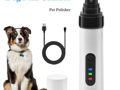 Professional Dog Nail Grinder Upgraded – 2-Speed Electric Rechargeable Pet Nail Trimmer for Safe & Painless Nail Grooming