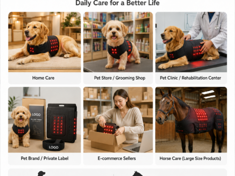 Custom Red Light Care Body Massager for Dogs & Cats