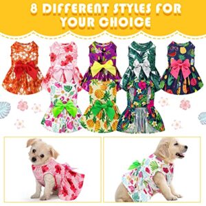 CuteBone Puppy Sundress Pet Outfit Summer Dog Mesh Dress Fashion Design for Small Dogs & Girl Cats