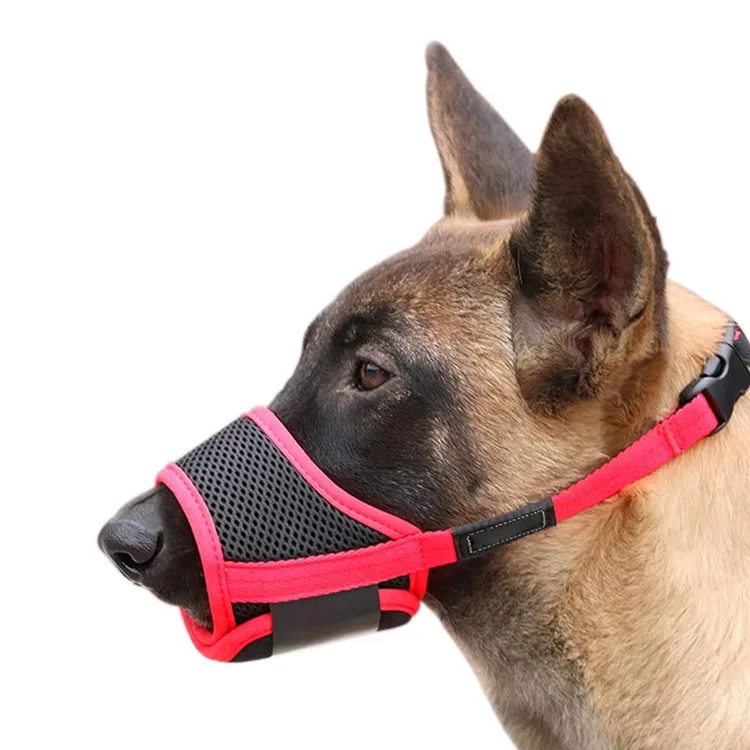 High Quality Custom Promotional Adjustable Barking Mask Pet Muzzle Protector Breathable Dog Mouth Cover for Wholesale & OEM
