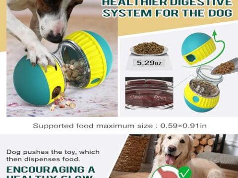 Adjustable Dog Puzzle Toy Treat Dispensing Ball – Interactive Slow Feeder Training Toy for Wholesale Pet Product Suppliers