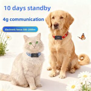 4G GPS Pet Locator with Voice Call & Electronic Fence – Smart Tracking Solution for Dogs and Cats