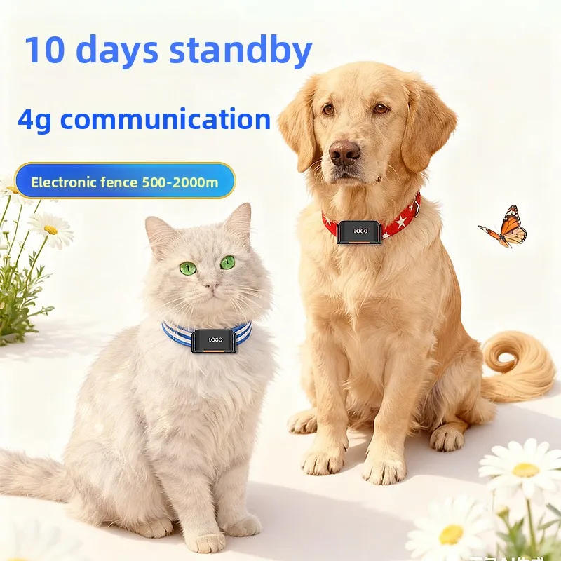 4G GPS Pet Locator with Voice Call & Electronic Fence – Smart Tracking Solution for Dogs and Cats