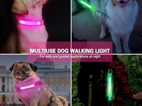 Solid Pattern LED Light-Up Dog Collar Cover TPU Detachable Flashing Lights Accessory – Wholesale Customizable Pet Safety Collar Decoration for B2B Buyers